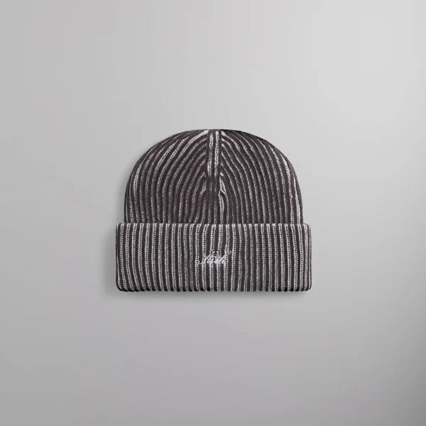 kith black plaited mia beanie - KITH-SHOP