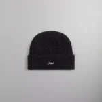 kith black speckled boucle mia beanie - KITH-SHOP