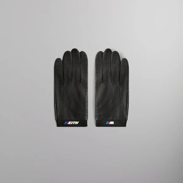 kith bmw leather driving gloves black - KITH-SHOP