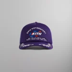 kith bmw m noland trucker hat in techno violet - KITH-SHOP