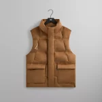 kith bonded microsuede midi vest in mesa - KITH-SHOP