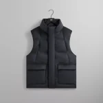 kith bonded microsuede nocturnal midi vest - KITH-SHOP