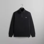 kith cable fleece quarter zip pullover admiral - KITH-SHOP