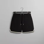 kith chenille tweed curtis shorts black - KITH-SHOP