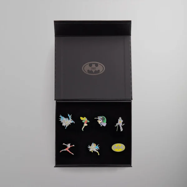 kith comics batman pin set multi color collection - KITH-SHOP