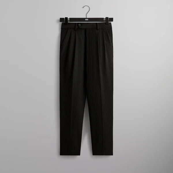 kith double weave black kylan pants - KITH-SHOP