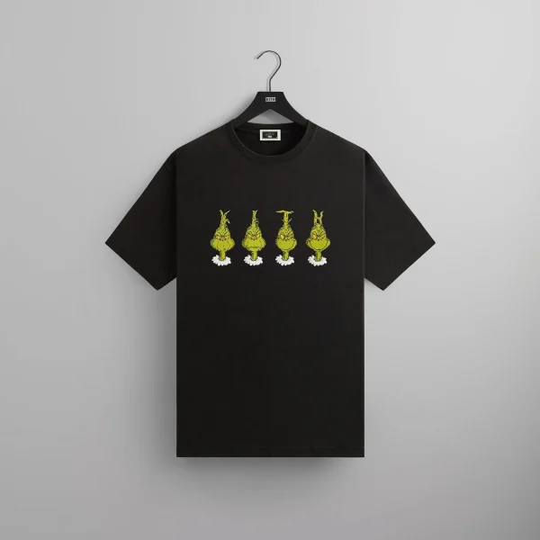 kith grinch expression graphic tee black - KITH-SHOP