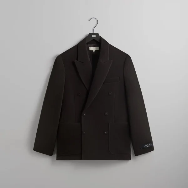 kith julius felted jersey blazer in black - KITH-SHOP