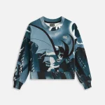 kith kids batman and robin nelson black crewneck sweatshirt - KITH-SHOP