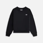 kith kids black long sleeve nelson crewneck sweatshirt - KITH-SHOP