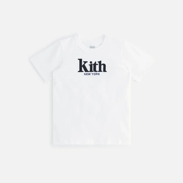 kith kids classic mott graphic tee white - KITH-SHOP