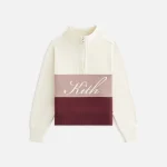 kith kids color blocked hunter magma quarter zip - KITH-SHOP