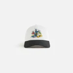 kith kids disney donald duck nephews pinch crown snapback hat white - KITH-SHOP