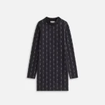 kith kids monogram script black dress - KITH-SHOP