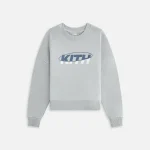 kith kids nelson collegiate crewneck sweatshirt mist - KITH-SHOP