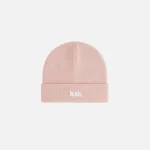 kith kids rose serif logo classic beanie - KITH-SHOP