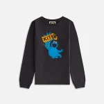 kith kids sesame street cookie monster vintage black tee - KITH-SHOP