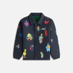 kith kids sesame street reversible black coaches jacket - KITH-SHOP