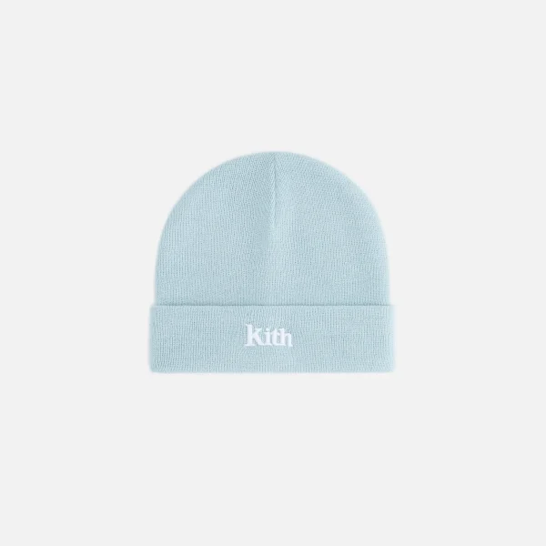 kith kids summit serif logo classic beanie - KITH-SHOP