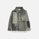 kith kids taiga berkley blocked shirt - KITH-SHOP