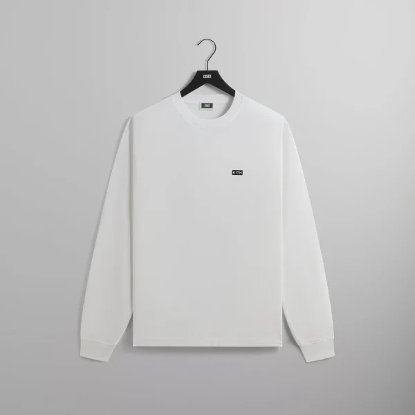 kith lax long sleeve tee in white - KITH-SHOP