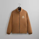 kith microsuede bonded ali track jacket in mesa - KITH-SHOP