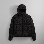 kith monogram black midi puffer jacket - KITH-SHOP