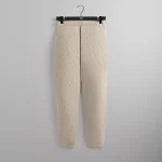 kith nelson bonded fleece sweatpants in sandy heather - KITH-SHOP