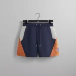 kith new york knicks color blocked athletic shorts nocturnal edition - KITH-SHOP