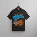 kith new york knicks forever vintage black tee - KITH-SHOP