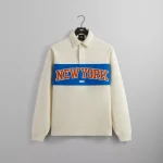 kith new york knicks long sleeve rugby shirt silk finish - KITH-SHOP