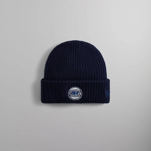 kith new york knicks retro logo beanie nocturnal - KITH-SHOP