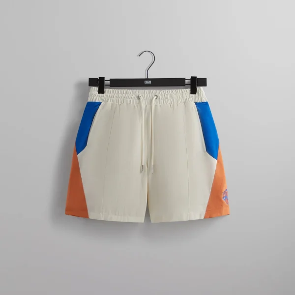 kith new york knicks silk color blocked shorts - KITH-SHOP