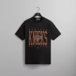 kith new york knicks vintage home court tee black - KITH-SHOP