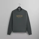 kith new york nelson crewneck sweatshirt machine washable - KITH-SHOP