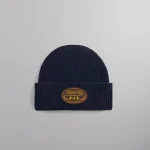 kith nocturnal lion crest mia knit beanie - KITH-SHOP