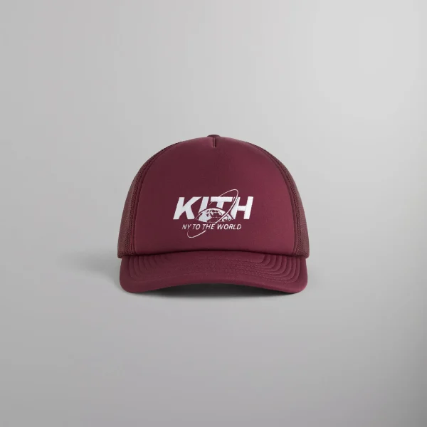 kith ny to the world magma nolan trucker hat - KITH-SHOP