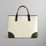 kith sandrift leather trimmed canvas tote bag - KITH-SHOP