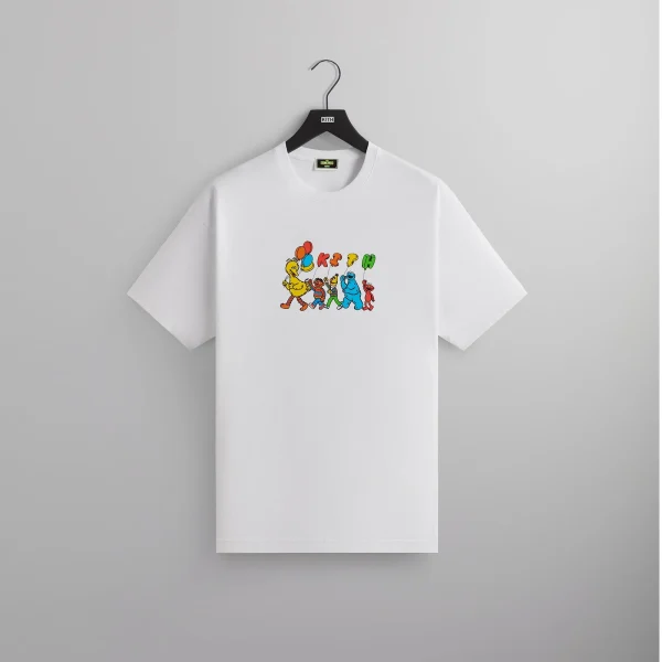 kith sesame street balloon graphic t shirt white - KITH-SHOP