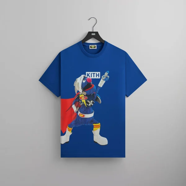 kith sesame street super grover graphic tee limited edition - KITH-SHOP