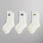 kith silk mid crew socks 3 pack - KITH-SHOP