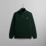 kith stadium cable fleece quarter zip - KITH-SHOP