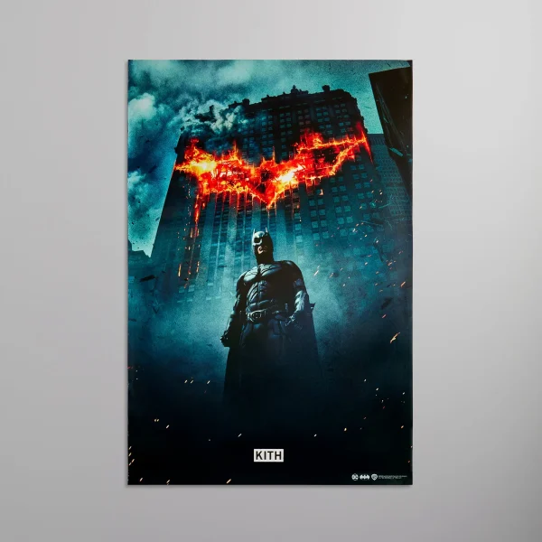 kith the dark knight batman poster multicolor - KITH-SHOP