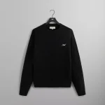 kith tilden black crewneck sweatshirt - KITH-SHOP