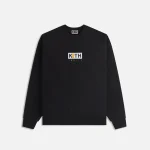 kith treats sour patch kids classic logo black nelson crewneck sweatshirt - KITH-SHOP