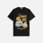 kith treats vintage waffle toaster graphic t shirt black - KITH-SHOP