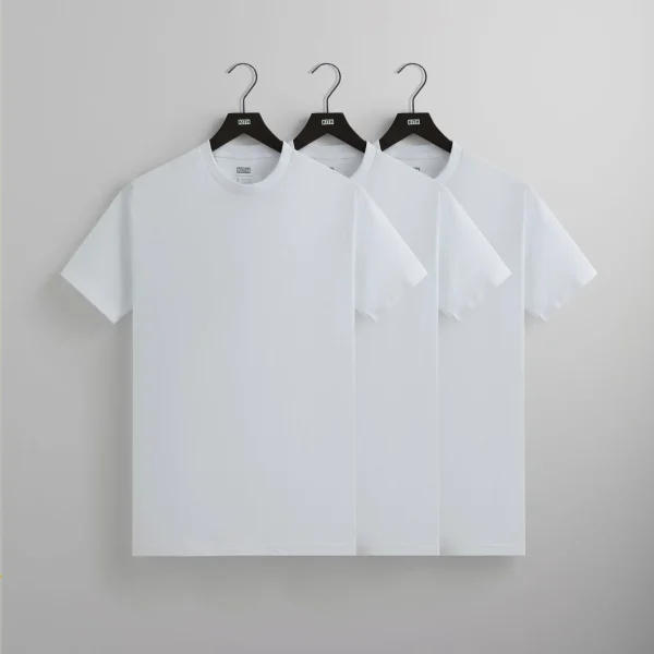 kith white 3 pack undershirts - KITH-SHOP