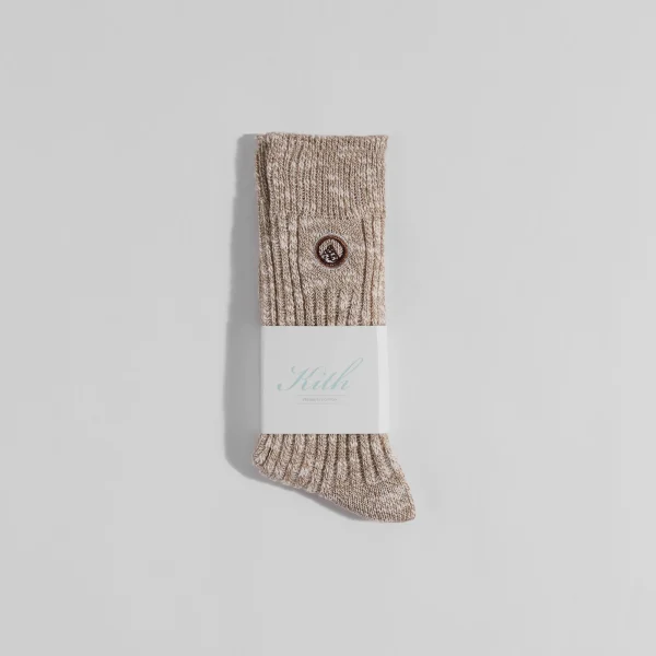 kith willet marled crew socks in gem color - KITH-SHOP