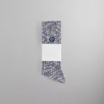 kith willet marled crew socks in soul - KITH-SHOP