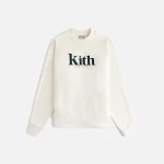 kith women s asher new york crewneck sweatshirt in sandrift - KITH-SHOP